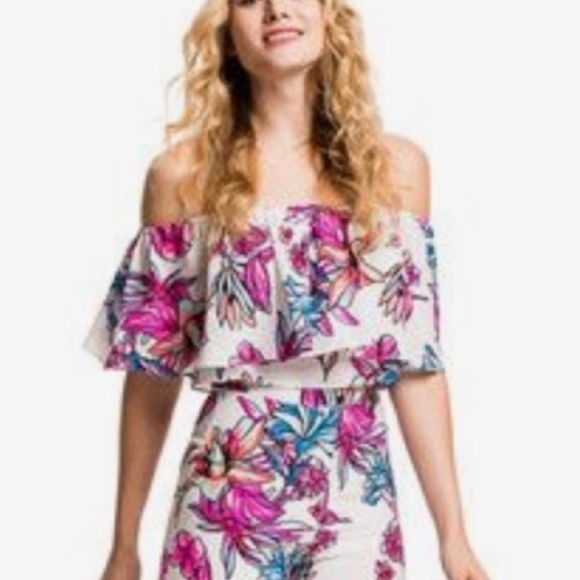 Amanda Uprichard Pants - Amanda Uprichard Silk Kiara Set Linework Floral